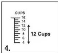 CUPS 16 14 12 10 8 6 4 12 Cups 4.
