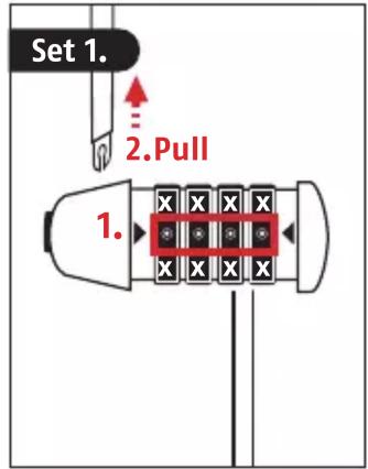 Set 1. 2.Pull 1.