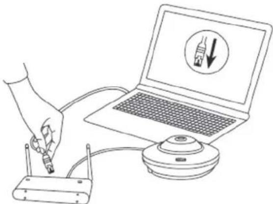 ABUS TVIP82900 - Collegamento della telecamera di rete a un router/switch - 1