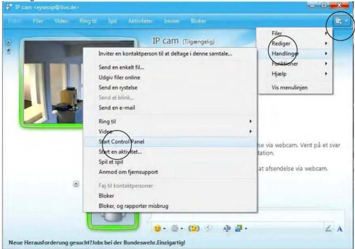 ABUS TVIP31000 - Adgang til netværkskameraet via Windows Live Messenger - 2