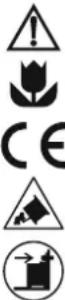 CANDY CCM5503W - BEDEUTUNG DER IM TEXT VERWENDETEN SYMBOLE - 1