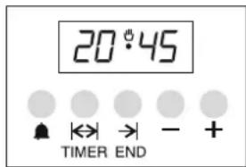 20°45 TIMER END