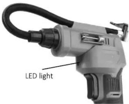 HBM 8899 - WARNING: Do not stare directly at the LED worklight. Never aim the LED worklight at any person or animal. - 1