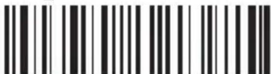 Black and white barcode image with vertical lines and a horizontal bar at the bottom