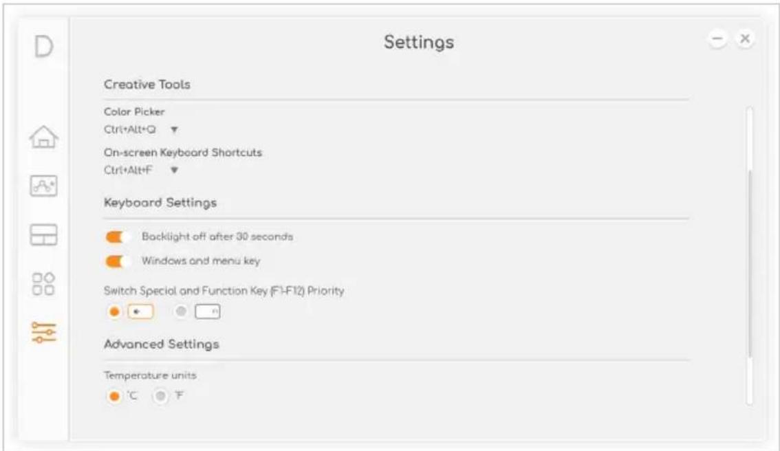 ACER ConceptD 7 Ezel - App-center - 2