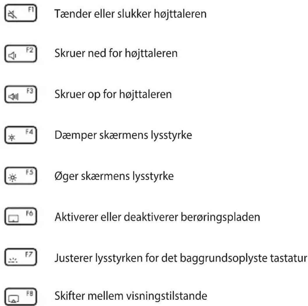 ASUS VivoBook 17 - Genvejstaster - 1