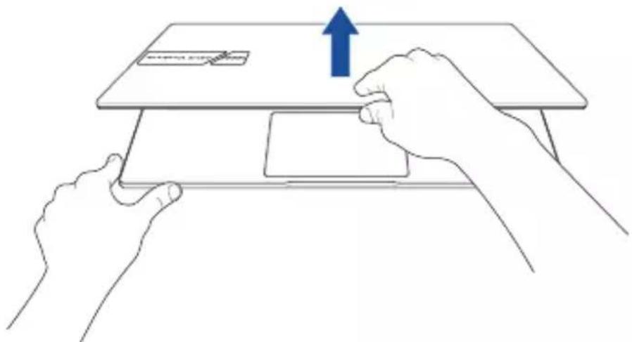 ASUS VivoBook 17 - Løft for at åbne displaypanelet - 1