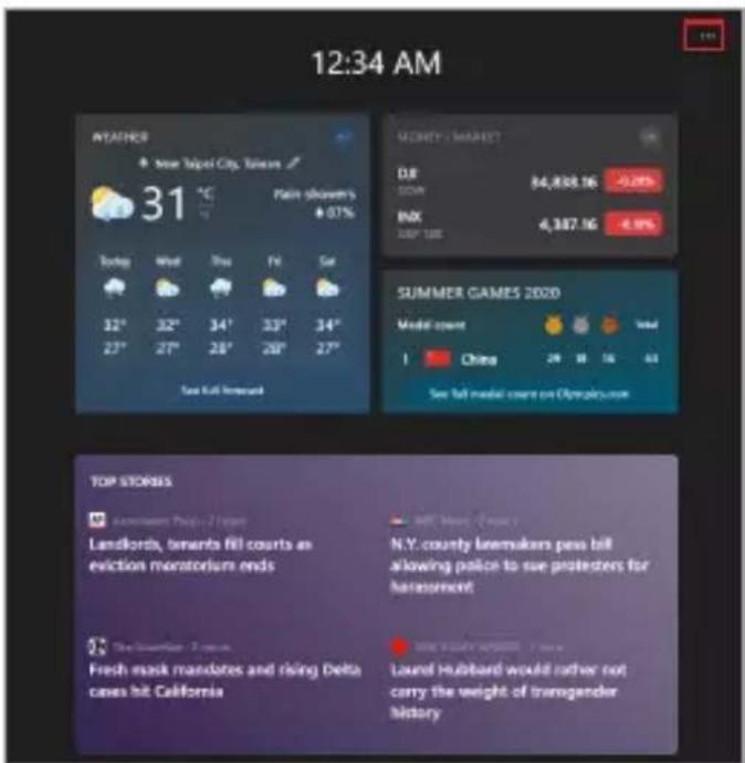 ASUS VivoBook 17 - Start af Widgets - 1