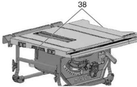 METABO TS 254 M - Riesgo de atrapamiento - 1