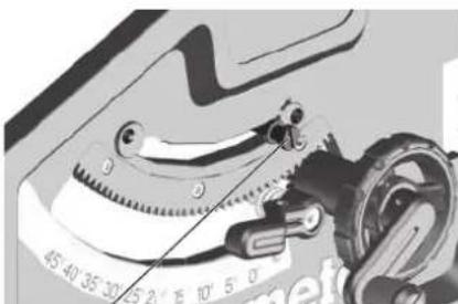 METABO TS 254 M - Indstilling for underskæringer - 1