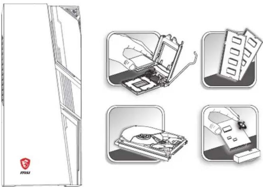 MSI MAG META 5 - Udskiftning af Dele og Opgradering - 1