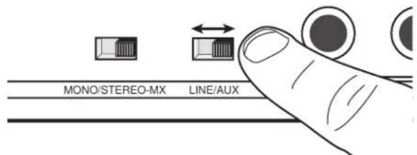 MONO/STEREO-MX LINE/AUX