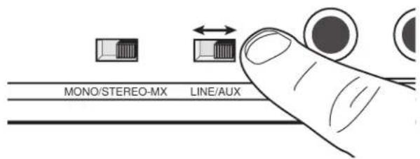 MONO/STEREO-MX LINE/AUX
