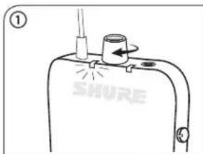 ① SHURE
