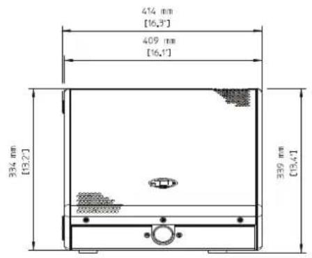 414 mm [16,3°] 409 mm [16,1°] 334 mm [13,2°] 339 mm [13,4°]