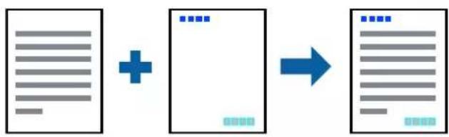 EPSON EcoTank ET-5880 - Udskrivning med sidehoved og sidefod - 1