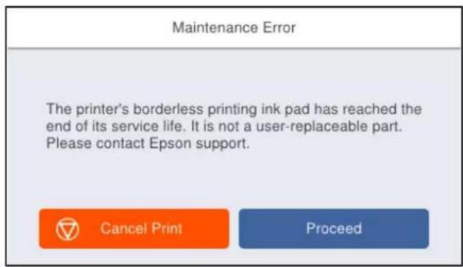 EPSON EcoTank ET-5880 - Udskiftning af en vedligeholdelseskasse - 2