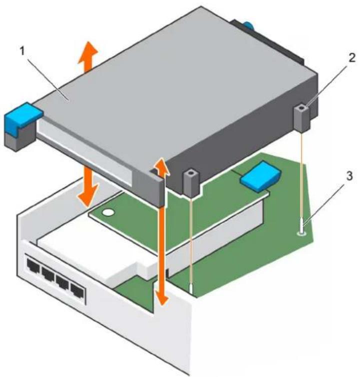 Diagram of an electronic device showing labeled components and directional arrows indicating movement or force.