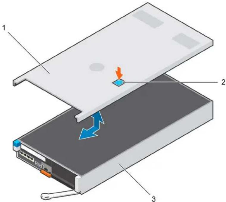 Diagram of a device with labeled components, showing a folder, drive mechanism, and ports with arrows indicating motion.