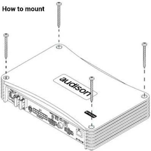 How to mount audison