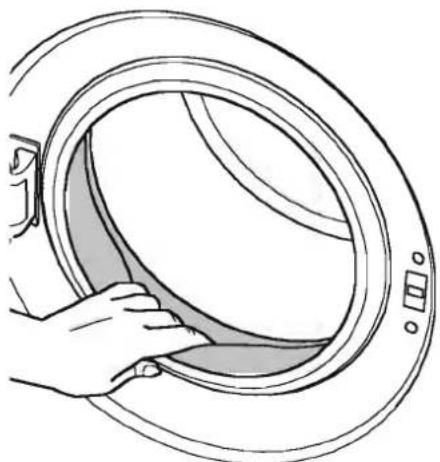 BLOMBERG WAF 7320 A - Deur en trommel - 1