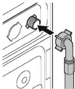BLOMBERG WAF 7320 A - Watertoevoer aansluiten - 1