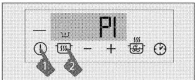 BLOMBERG MIN 54002 - Aktivering af den automatiske tilberedningsfunktion uden at indstille timeren - 1