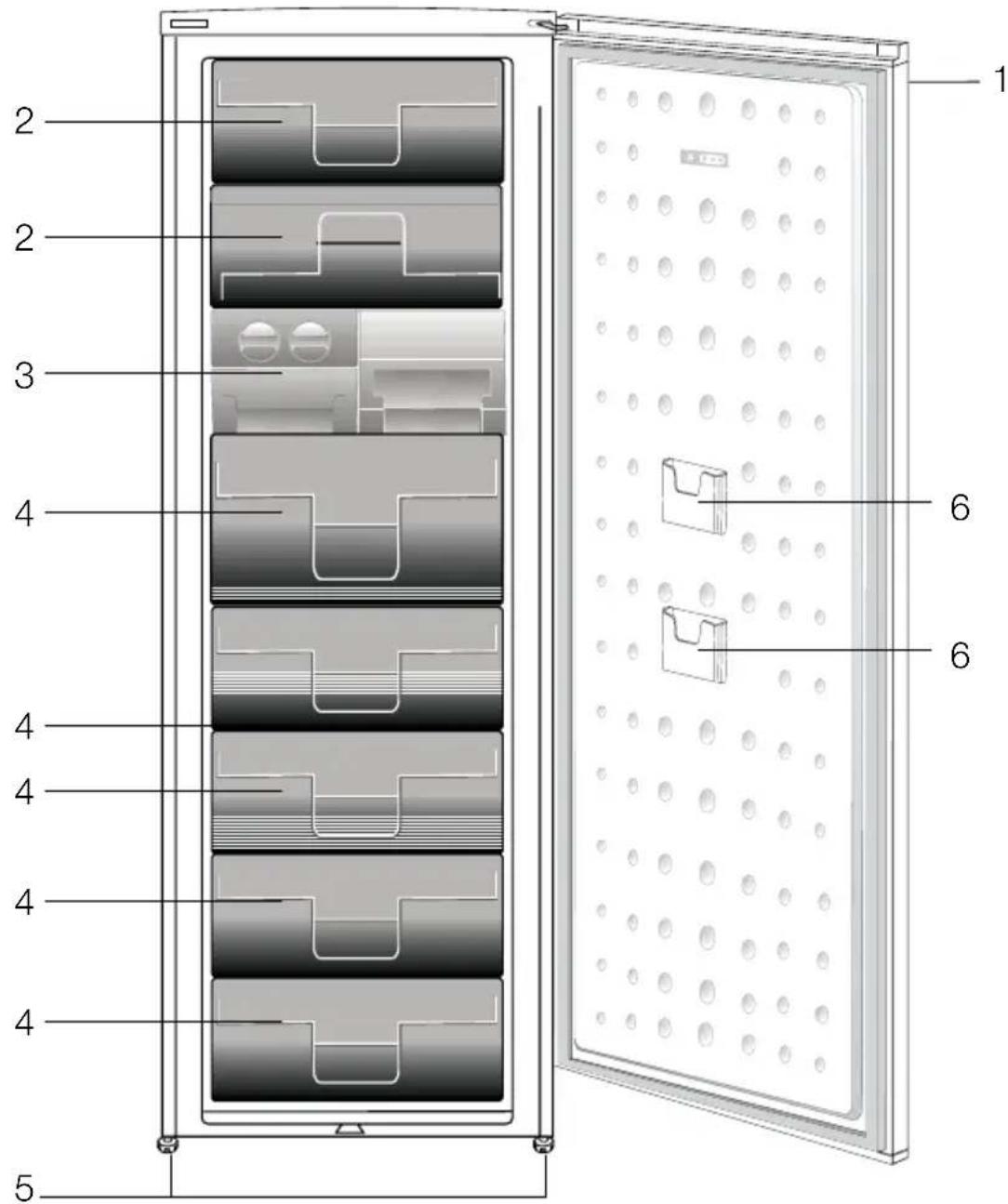 BLOMBERG FNT 9682 A+ - Køleskabet - 1