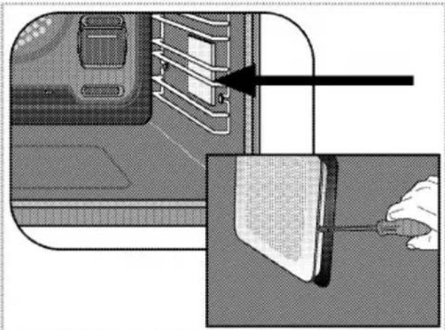 BLOMBERG BKO 9860 X - If your oven is equipped with a square lamp: - 1