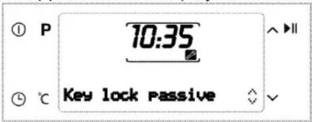 BLOMBERG BKO 9860 X - Deactivating the keylock - 1
