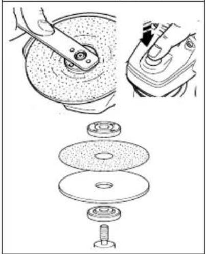 BLACK & DECKER KG65 - COLOCAÇÃO DE DISCOS ABRASIVOS - 2