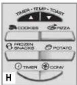 BLACK & DECKER CTO6335S - Selecting Cooking Temperature and Time - 4
