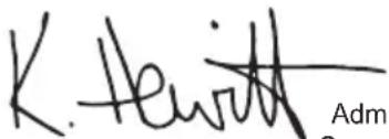 K. Hewitt Adm. Spray