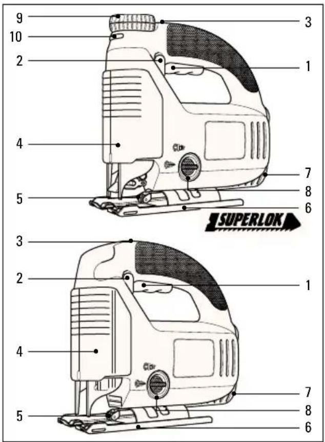 9 10 2 4 5 3 1 1 7 8 6 SUPERLOK 2 4 5 7 8 6
