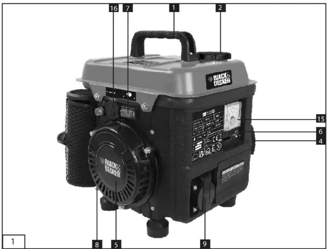 1 2 7 16 1 15 6 4 8 5 9 BLACK DECKER