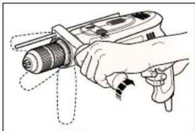 BLACK & DECKER KD355K - MONTERING AF SIDEHÄNDTAG - 1