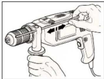 BLACK & DECKER KD355K - SETTING THE ADJUSTABLE DEPTH STOP - 1