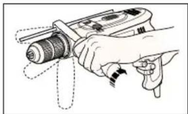BLACK & DECKER KD355K - INSTALLATION DE LA POIGNÉE LATÉRALE - 1