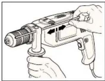 BLACK & DECKER KD355K - AJUSTE DEL TOPE DE PROFUNDIDAD - 1
