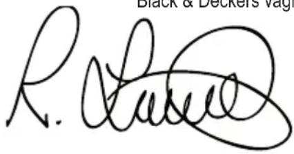 R. Lauve Black & Deckers Vagn