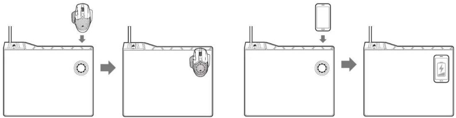 CORSAIR MM1000 - CHARGING QI COMPATIBLE DEVICES - 1