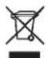 Illustration showing a hand holding a small electrical socket connected to a box with a cross symbol, alongside a crossed-out grid and striped pattern.