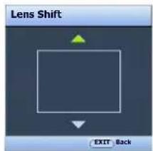 Lens Shift EXIT Back