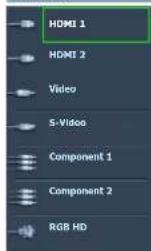 BENQ W5000 - Selecting an input source - 6