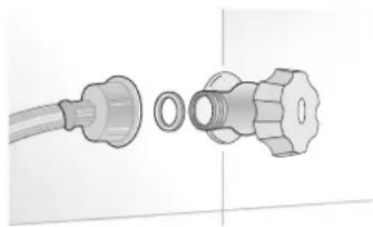 BERTAZZONI REF75PIXR - Mains Water Connection - 1