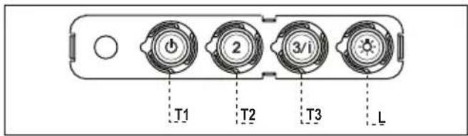 BERTAZZONI KT90MAS1XB - BEDIENELEMENTE - 1
