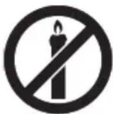 BLAUPUNKT 40/133O-WB-11B-FGBQKUP-EU - De modo a prevenir incêndios, mantenha velas e outras chamas abertas sempre longe deste produto. - 1