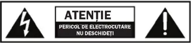ATENTIE PERICOL DE ELECTROCUTARE NU DESCHIDEȚI