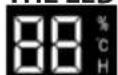 BLAUPUNKT AHS803 - THE LED DISPLAY - 1