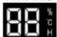 BLAUPUNKT AHS801 - THE LED DISPLAY - 1